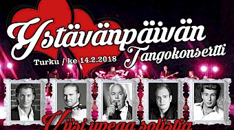 Juhlallinen Ystävänpäivän Tangokonsertti Turussa 14. helmikuuta