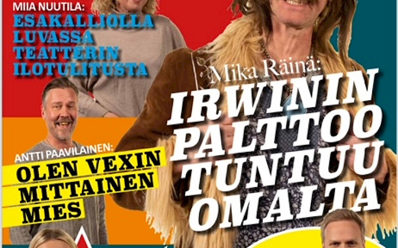 MIIA NUUTILA, ANTTI PAAVILAINEN JA MIKA RÄINÄ TÄHDITTÄVÄT IRVIN GOODMAN - KESÄTEATTERIESITYSTA SOMERON ESAKALLIOLLA 2024!