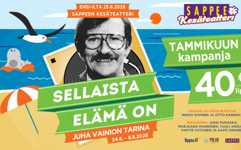Tammikuun kampanja Sappeen Kesäteatteriin